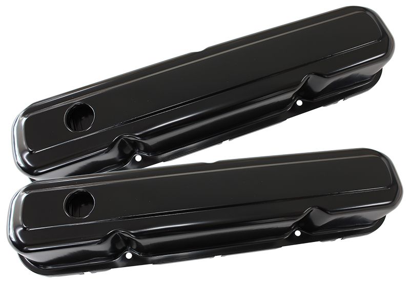 Black Steel Valve Covers
Suit SB Chrysler 318-340-360 Without Aeroflow Logo