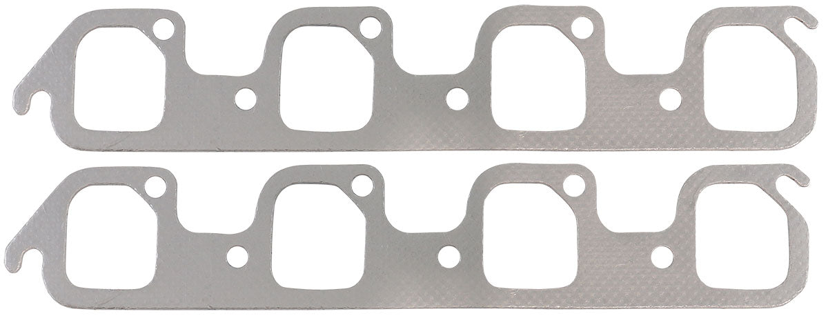 Aeroflow Ford Cleveland 4V Perforated Steel Exhaust Gaskets - AF1854-1812-1