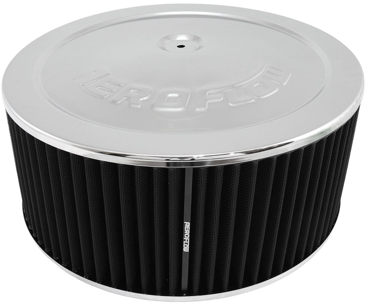 Aeroflow 14" x 6" Steel Top Air Filter Assembly
