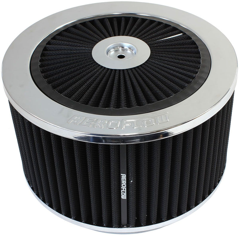 Chrome Full Flow Air Filter Assembly with