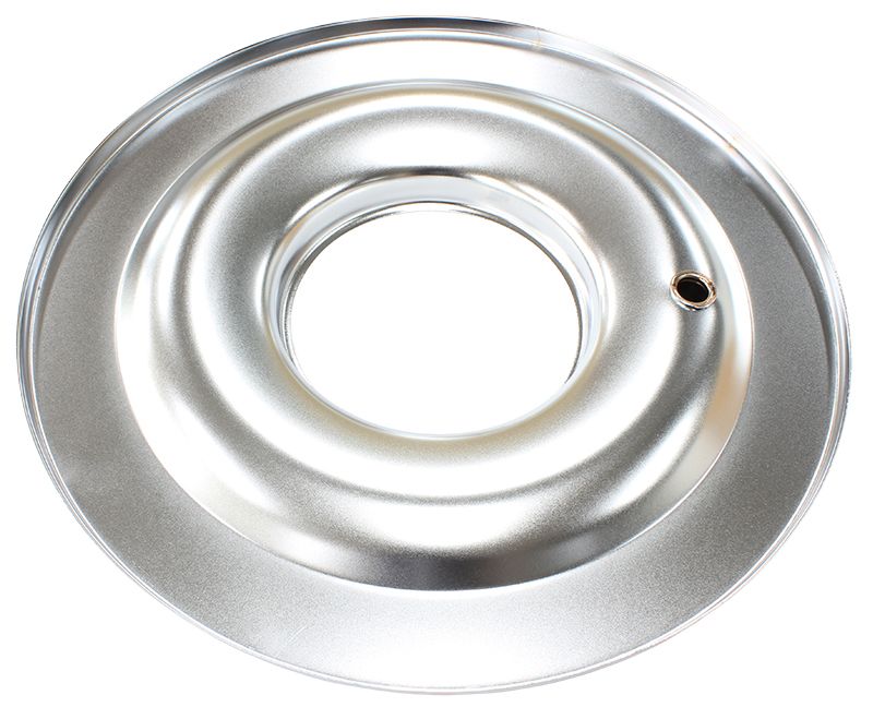 14" Air Cleaner Base Only 
Chrome, Flat Base Suit 5-1/8" Neck Carburettor