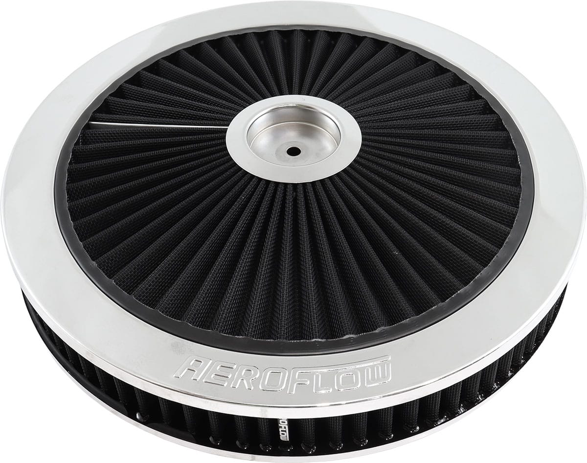 Aeroflow 14" x 2-1/8" Full Flow Air Filter Assembly