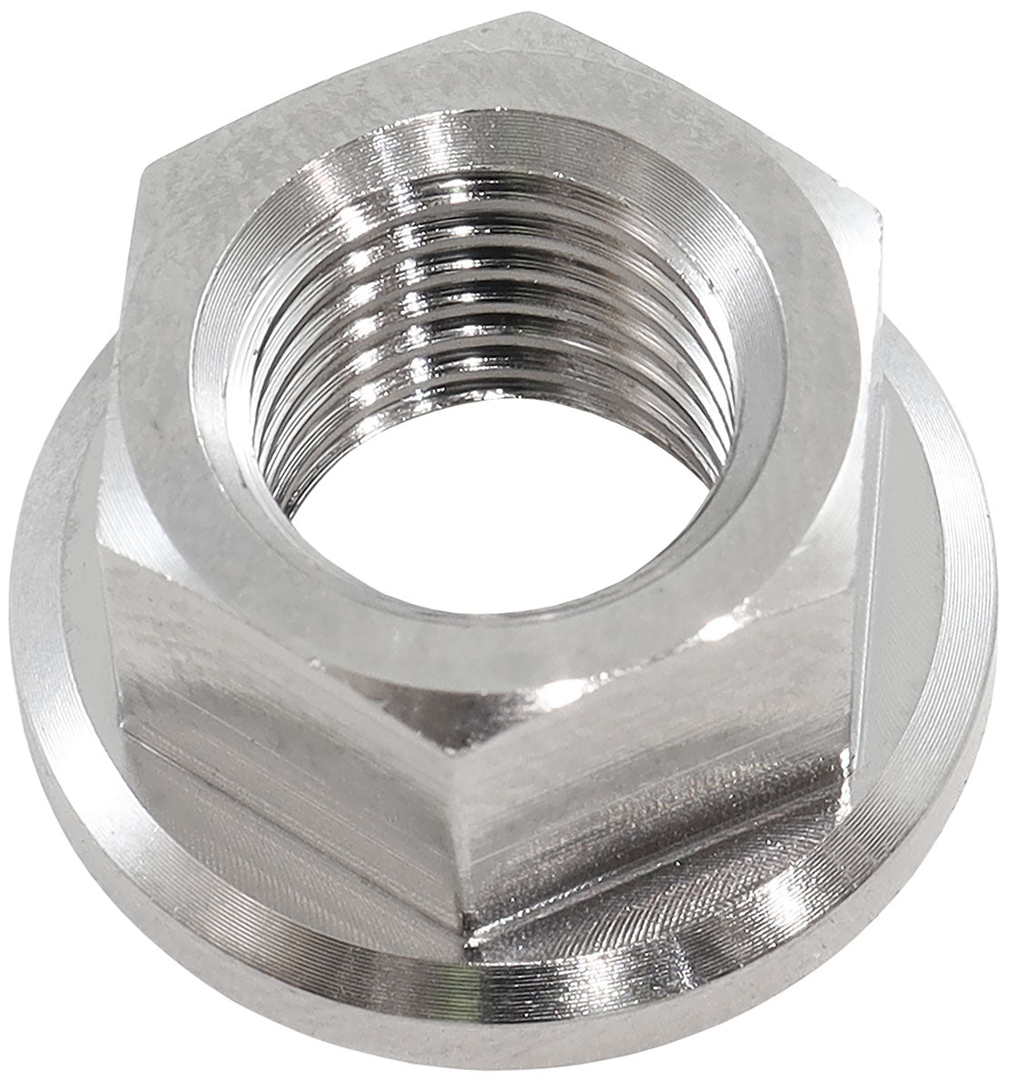 Aeroflow M10 x 1.25mm Titanium 6 Point Hex Nut - AF3503-0020