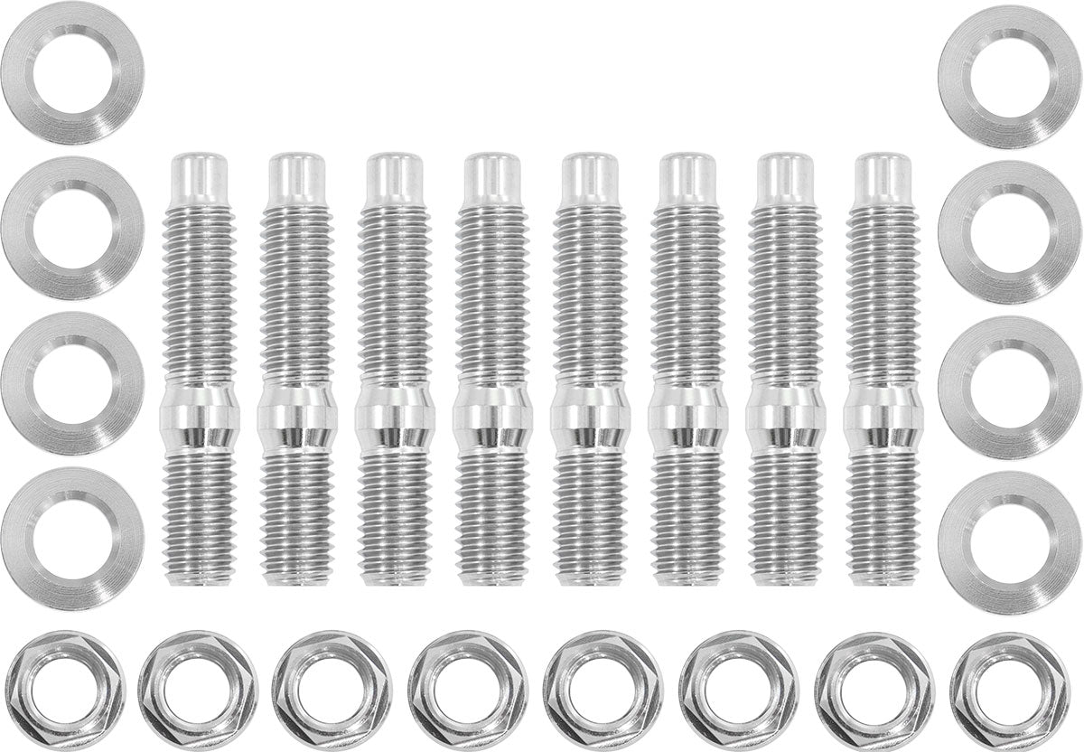Aeroflow Ttianium 6 Point Hex Header Stud Kit - AF3699-1701