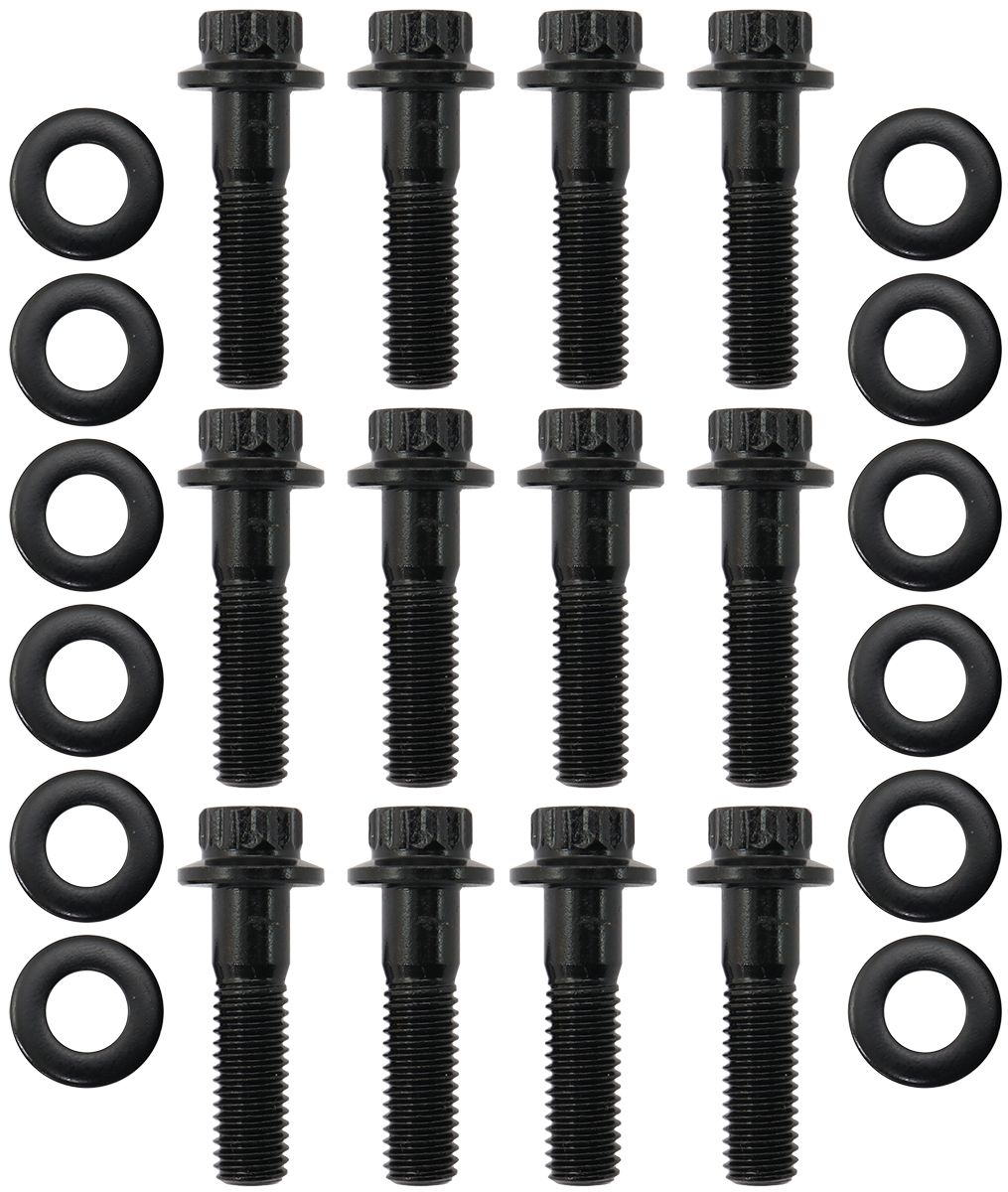 GM LS Header Bolts M8 x 1.25mm, 1.181" (30mm) UHL - Black Finish