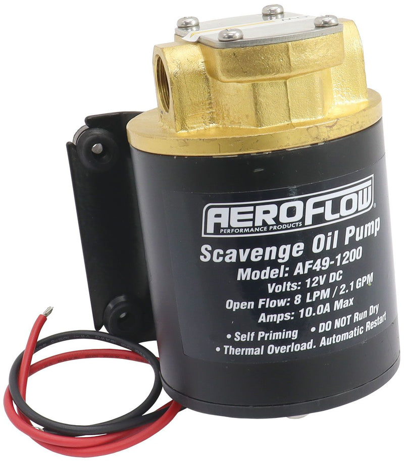 Aeroflow Electric Oil Transfer/Scavenge Gear Pump AF49-1200