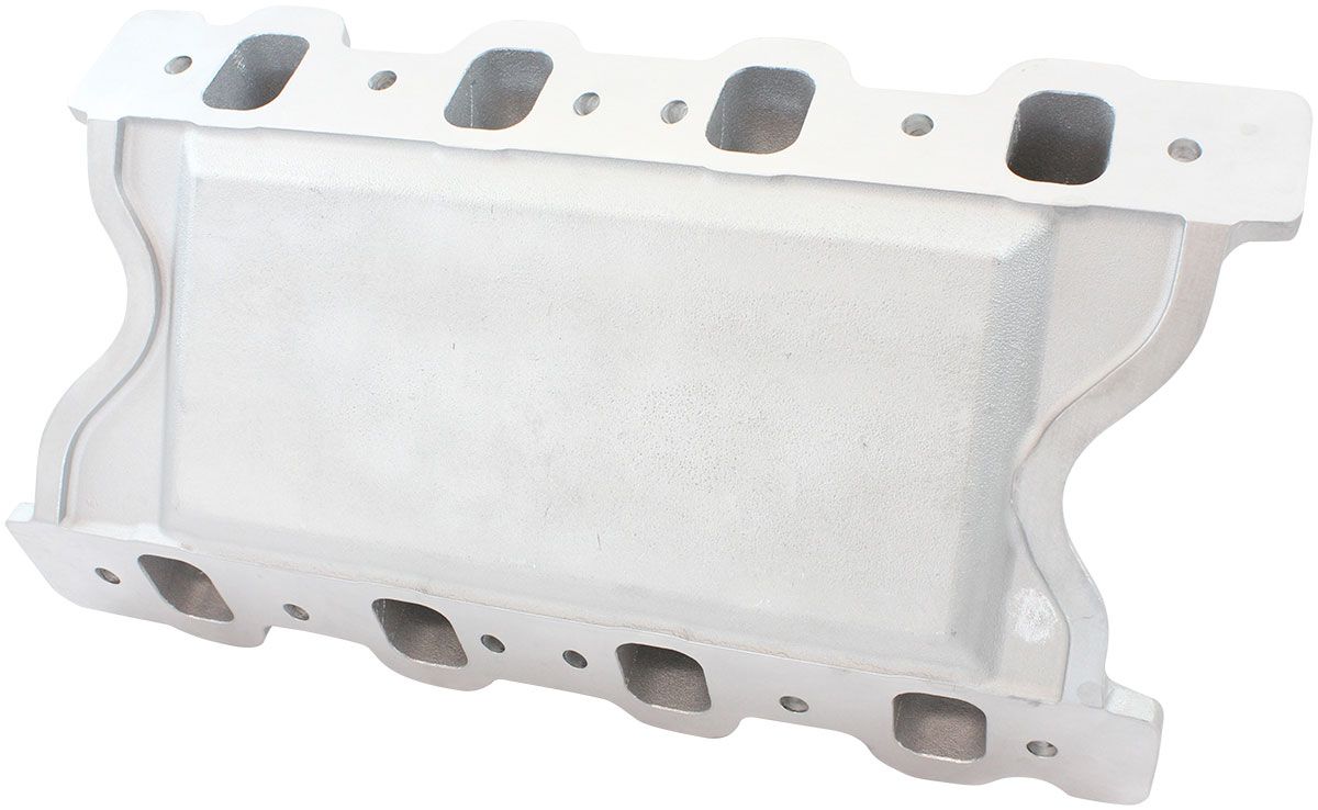 Ford 351 Cleveland Air Gap Dual Plane Intake Manifold, Natural Cast Fi