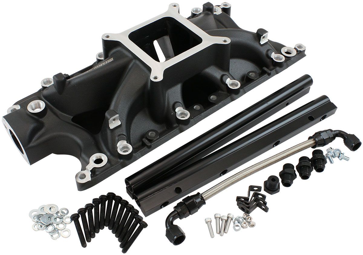 SBF EFI AIR GAP INTAKE MANIFOL