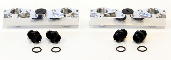 CLEARANCE Aeroflow Subaru EJ20, EJ25 Side Feed Billet EFI Fuel Rails - Polished AF64-2057P