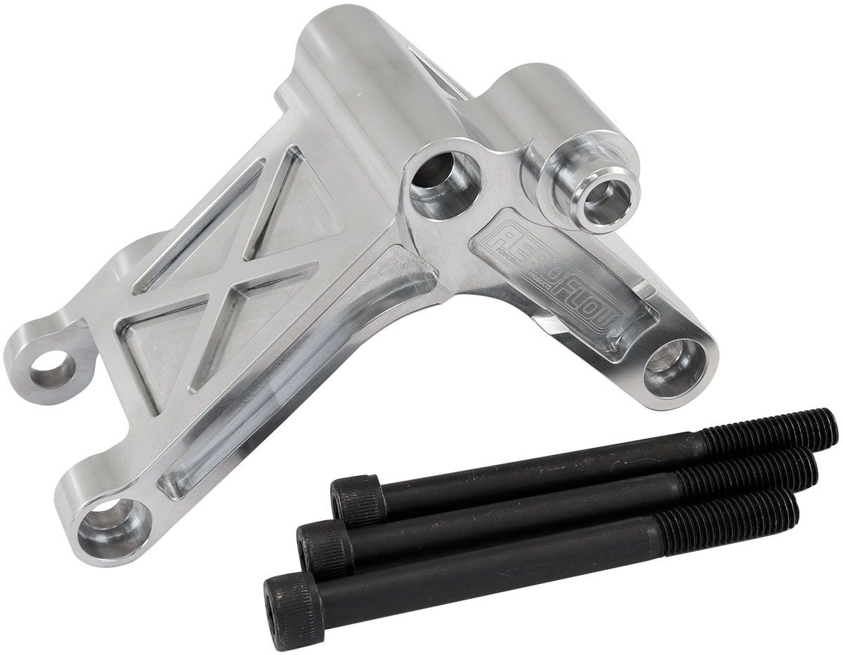 Aeroflow GM LS Billet Alternator Bracket VE-VF Commodore Belt Line - Polished AF64-4098