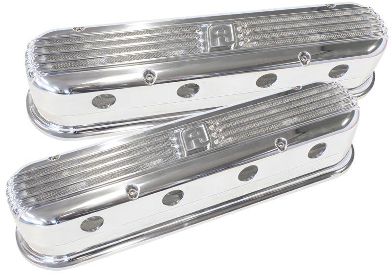 Billet Aluminium Retro 2-Piece LS Valve Covers