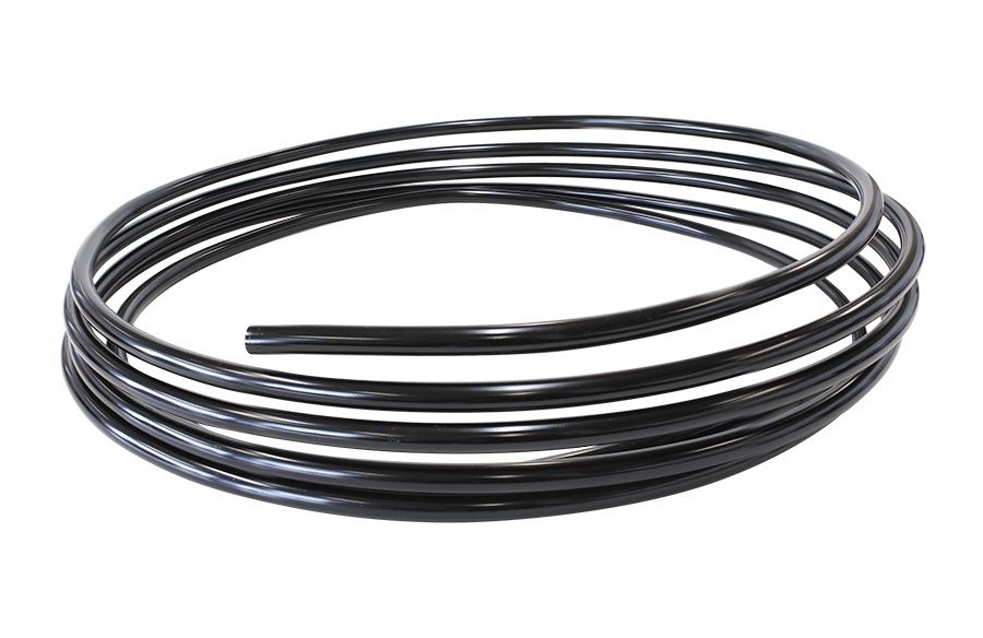 CLEARANCE Aluminium & Stainless Fuel Line - 7.6M Roll 
 Raw Finish