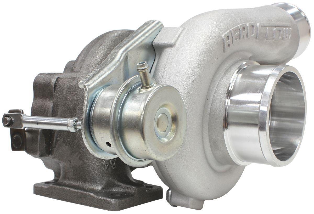 Aeroflow BOOSTED 4647 .64 Turbocharger 475HP, Natural Cast Finish AF8005-2000