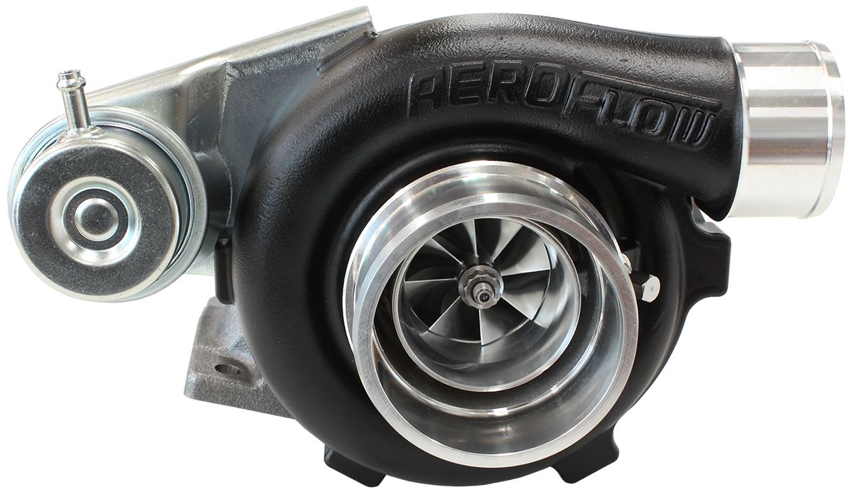 Aeroflow BOOSTED 4647 .86 Turbocharger 475HP, Hi Temp Black Finish AF8005-2001BLK