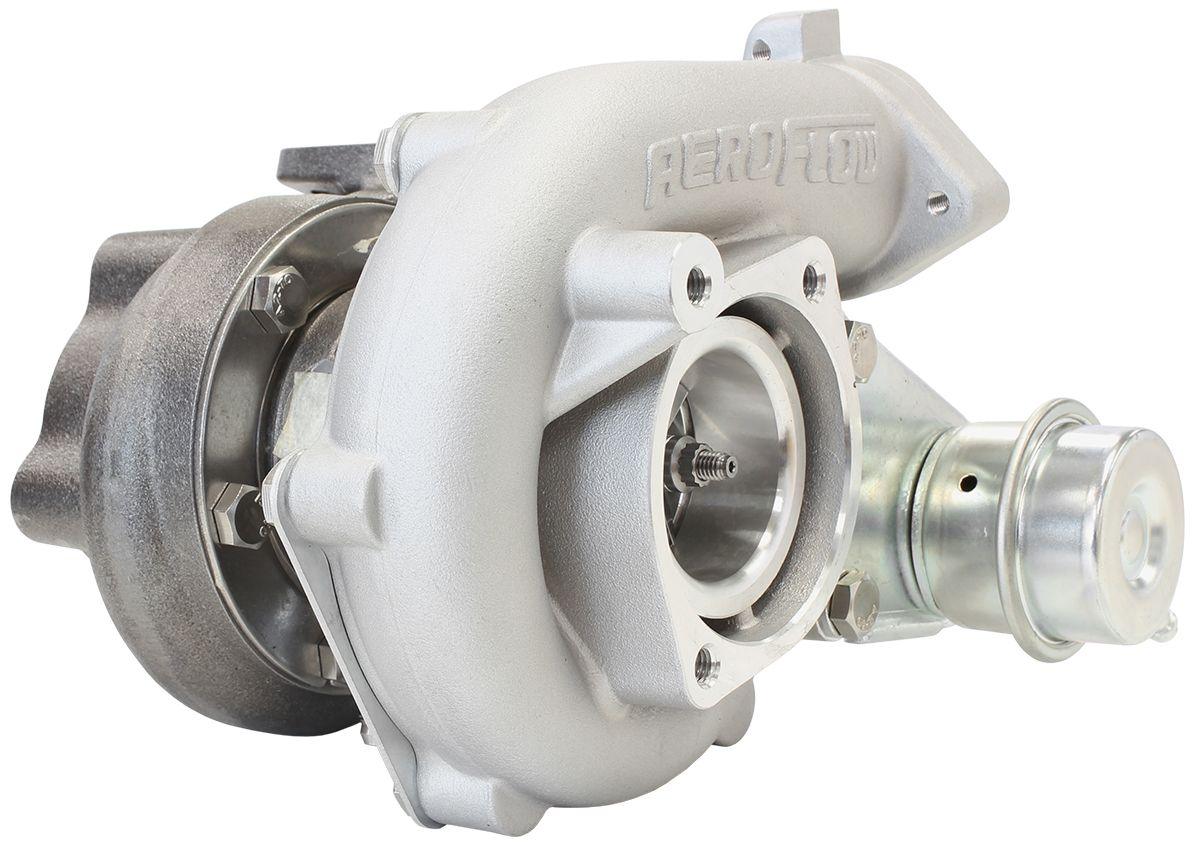 Aeroflow BOOSTED 4647 NISSAN .64 Turbocharger 440HP, Natural Cast Finish AF8005-2002