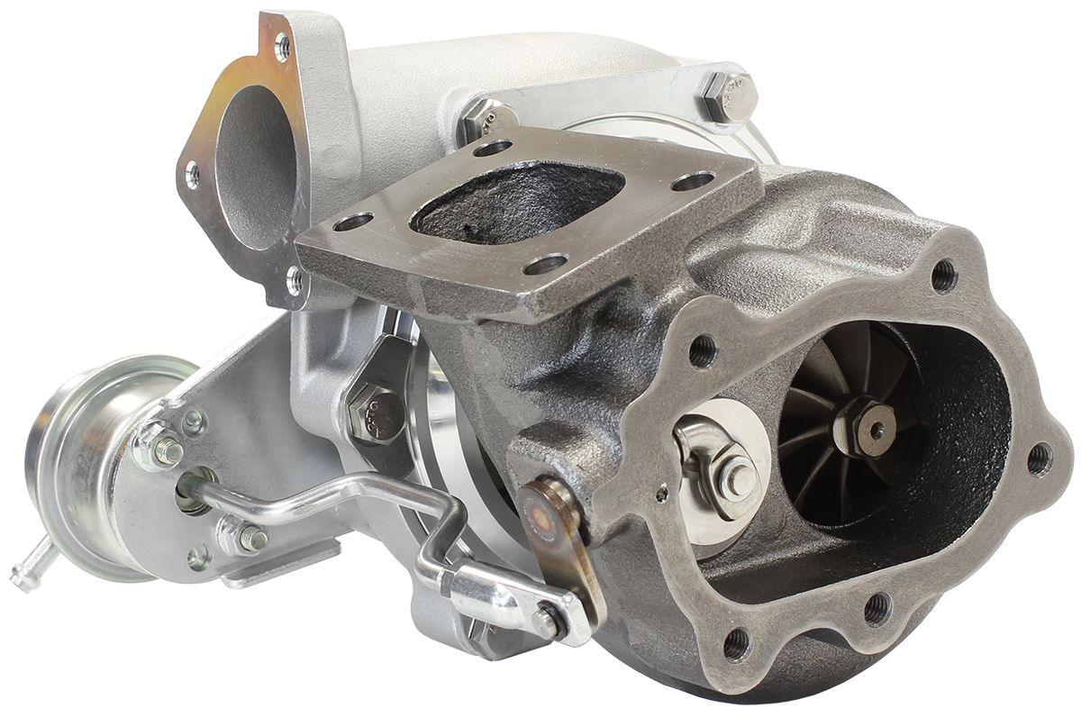 Aeroflow BOOSTED 4647 NISSAN .64 Turbocharger 440HP, Natural Cast Finish AF8005-2002