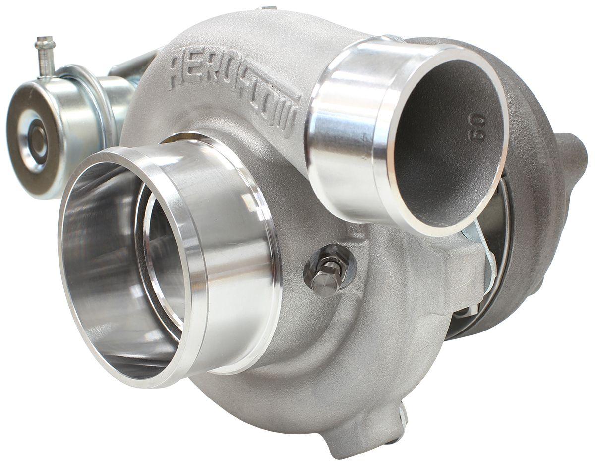 Aeroflow BOOSTED 5447 .64 Turbocharger 495HP, Natural Cast Finish AF8005-2005