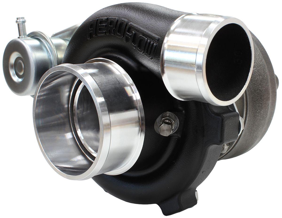 Aeroflow BOOSTED 5447 .86 Turbocharger 495HP, Hi Temp Black Finish AF8005-2006BLK