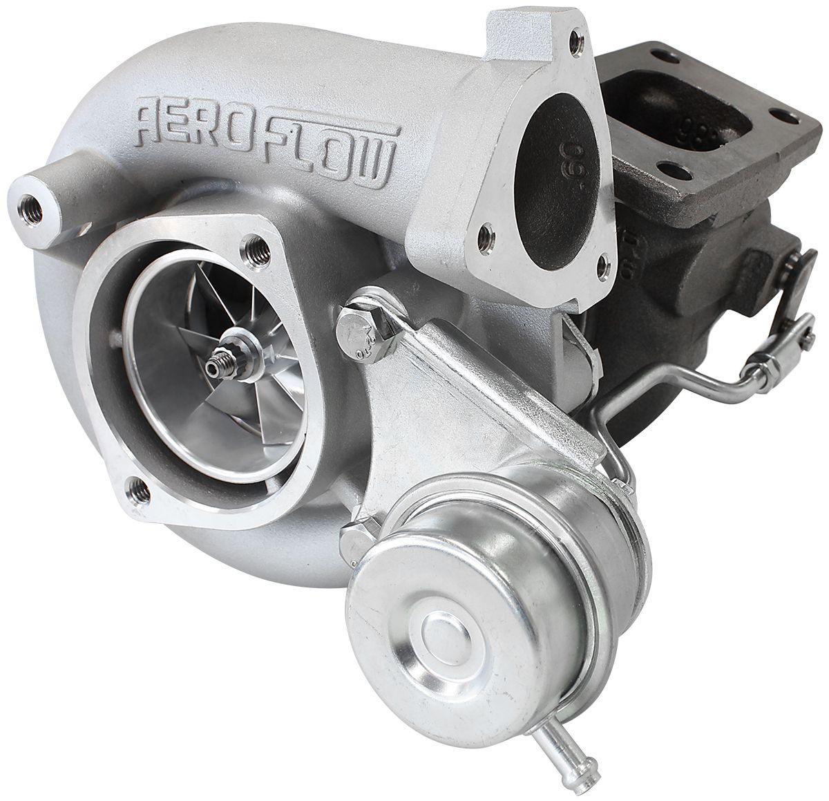 Aeroflow BOOSTED 5447 NISSAN .86 Turbocharger 525HP, Hi Temp Black Finish AF8005-2008