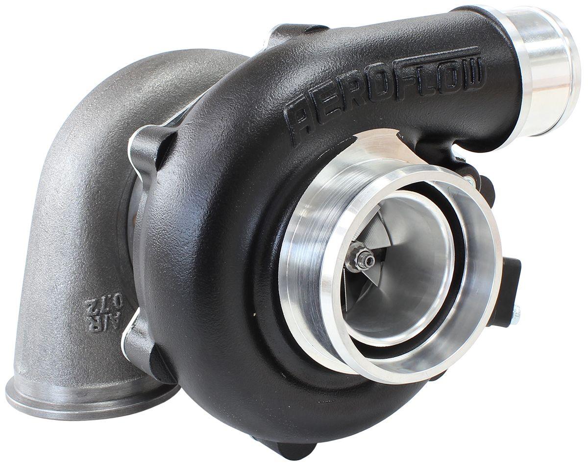 Aeroflow BOOSTED 4849 .72 Turbocharger 550HP, Hi Temp Black Finish AF8005-2010BLK