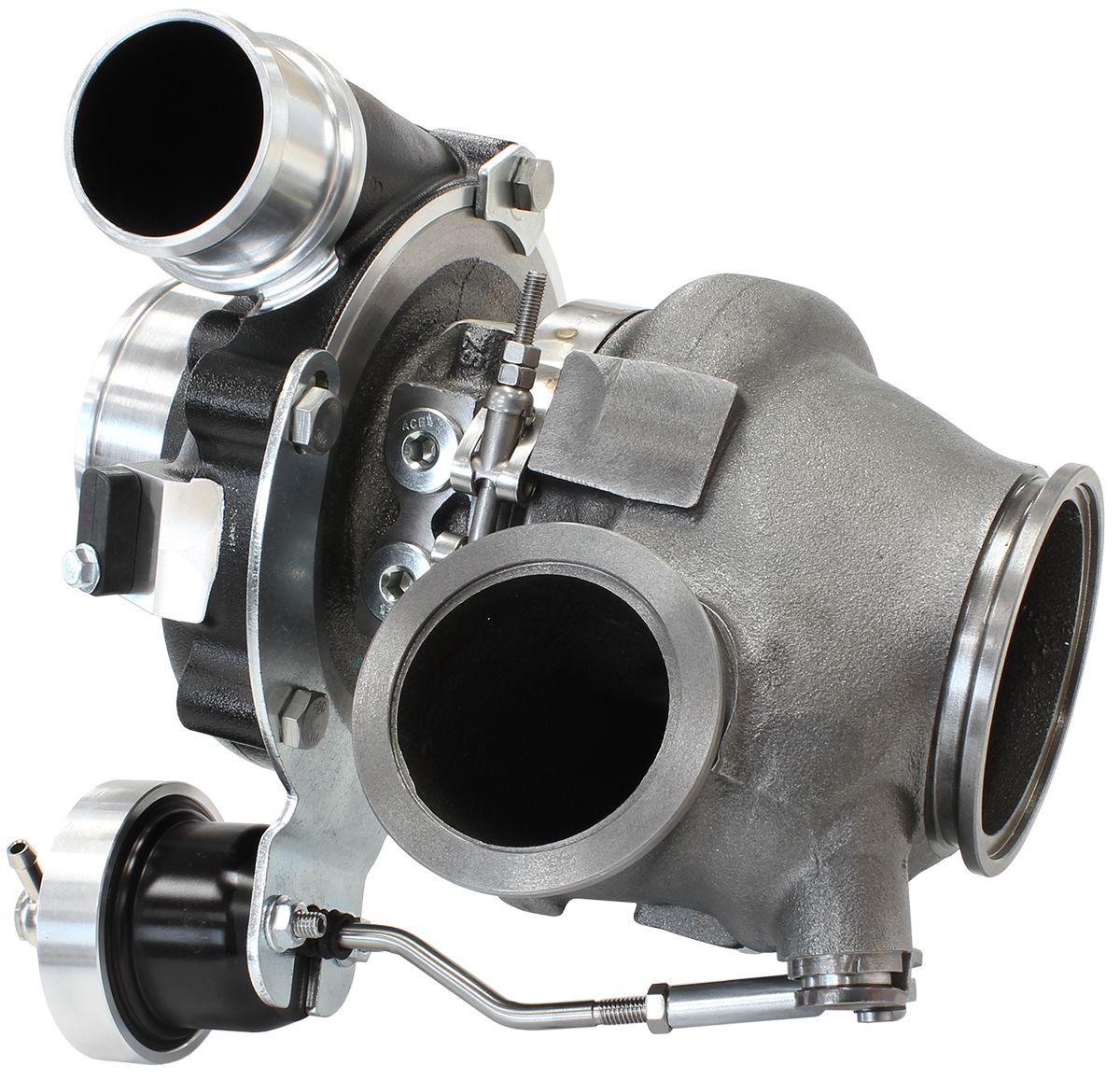 Aeroflow BOOSTED 4849 .72 Turbocharger 550HP, Hi Temp Black Finish AF8005-2013BLK