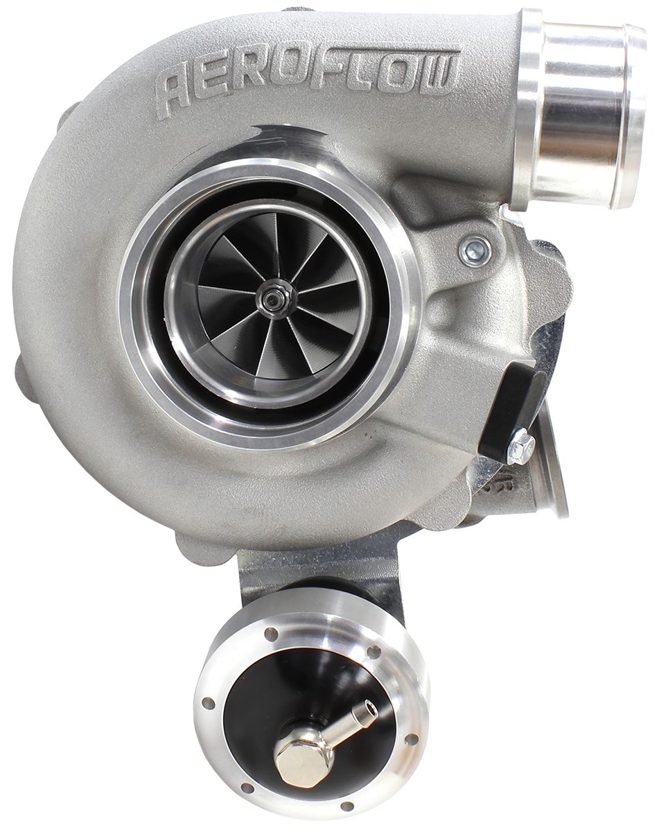 Aeroflow BOOSTED 4849 .72 Turbocharger 550HP, Natural Cast Finish AF8005-2013