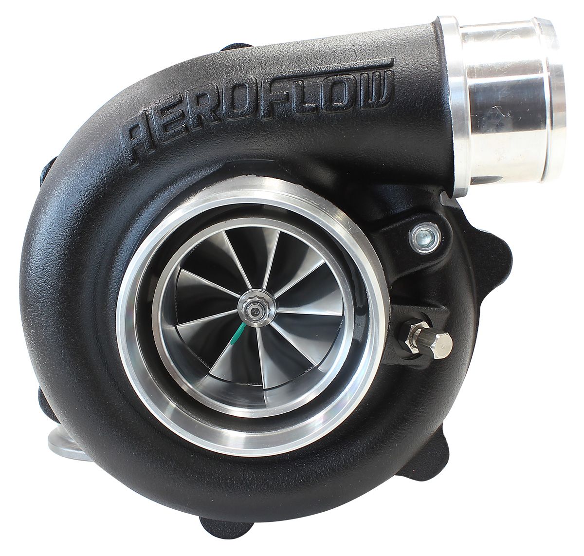 Aeroflow BOOSTED 5449 .72 Turbocharger 660HP, Hi Temp Black Finish AF8005-2015BLK