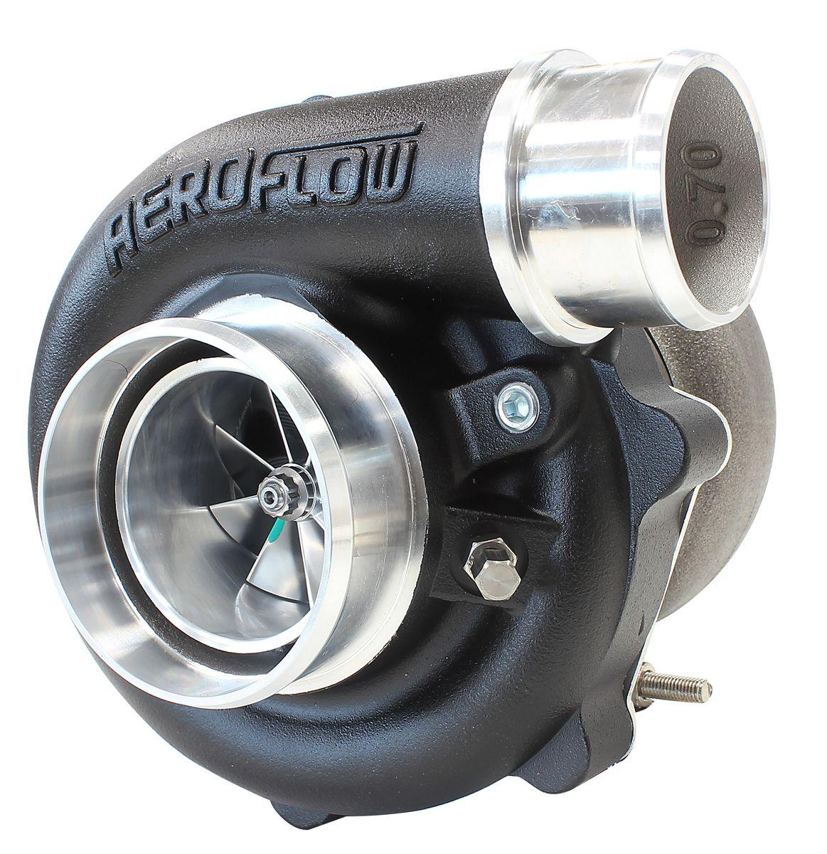 Aeroflow BOOSTED 5449 .72 Turbocharger 660HP, Hi Temp Black Finish AF8005-2015BLK