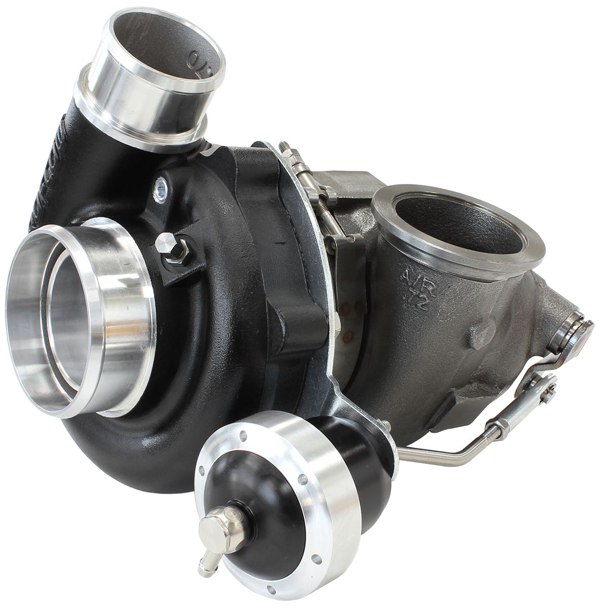 Aeroflow BOOSTED 5449 .72 Turbocharger 660HP, Hi Temp Black Finish AF8005-2018BLK