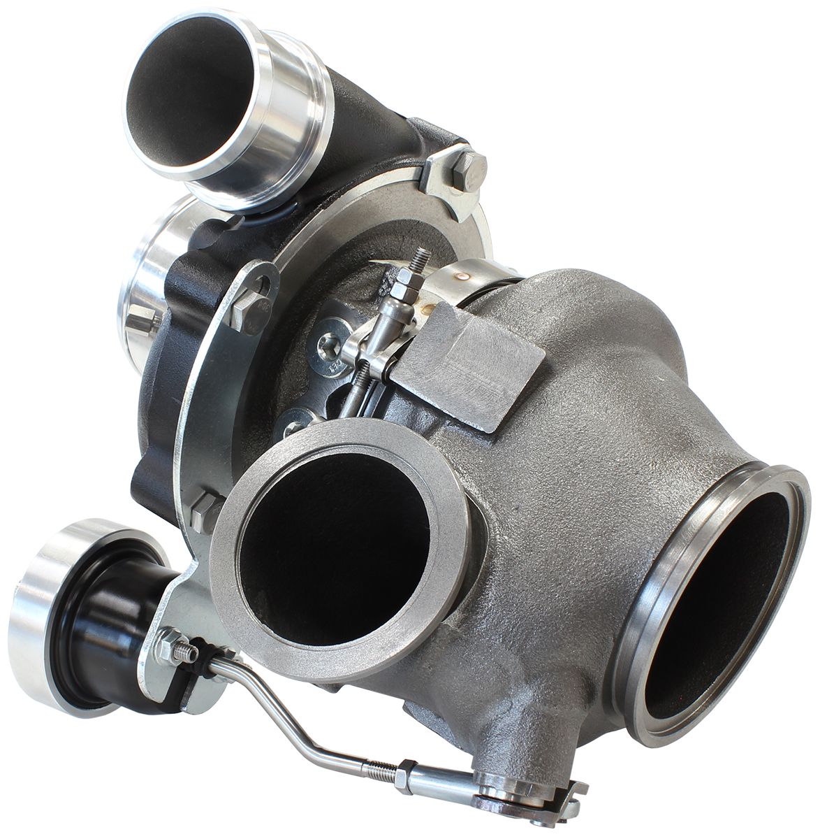 Aeroflow BOOSTED 5449 .72 Turbocharger 660HP, Hi Temp Black Finish AF8005-2018BLK