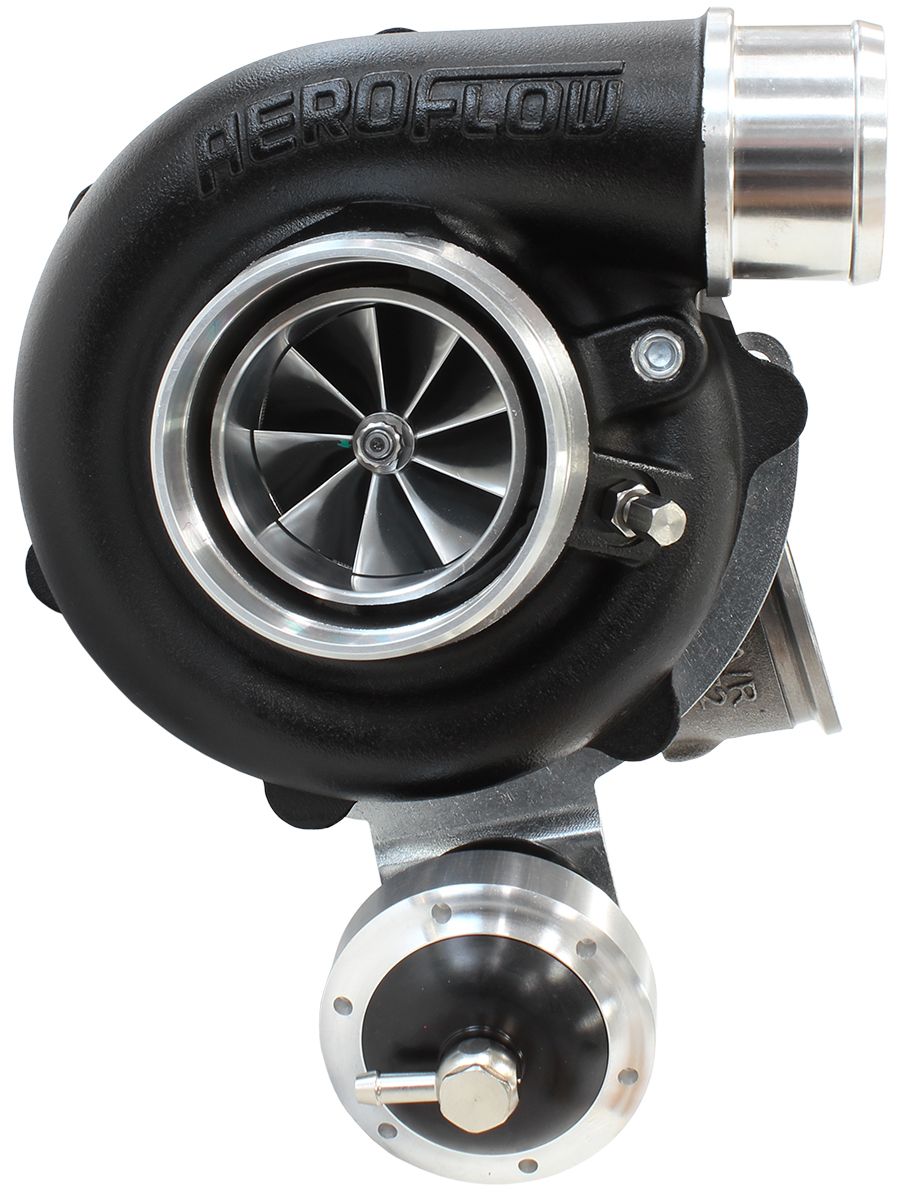 Aeroflow BOOSTED 5449 .72 Turbocharger 660HP, Hi Temp Black Finish AF8005-2018BLK