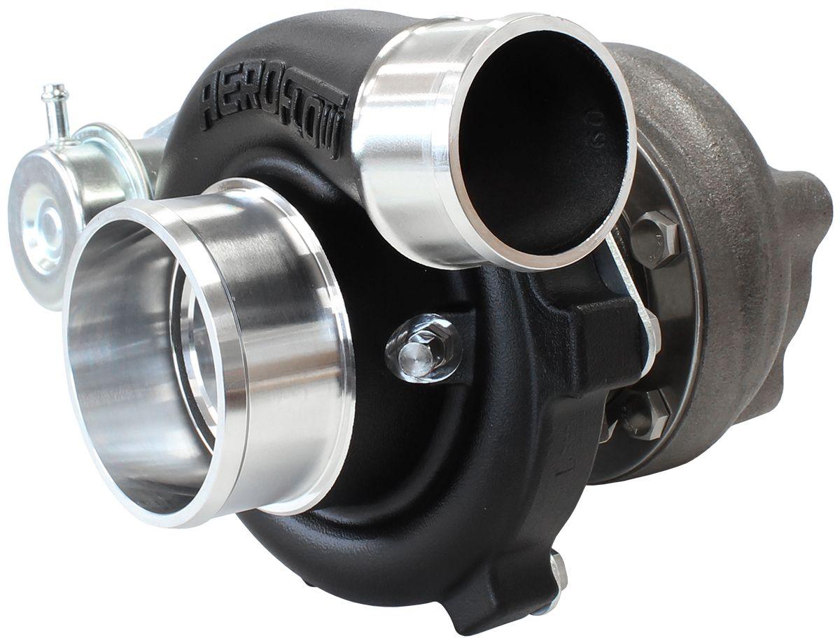 Aeroflow BOOSTED 5047 .64 Turbocharger 550HP, Hi Temp Black Finish AF8005-2020BLK