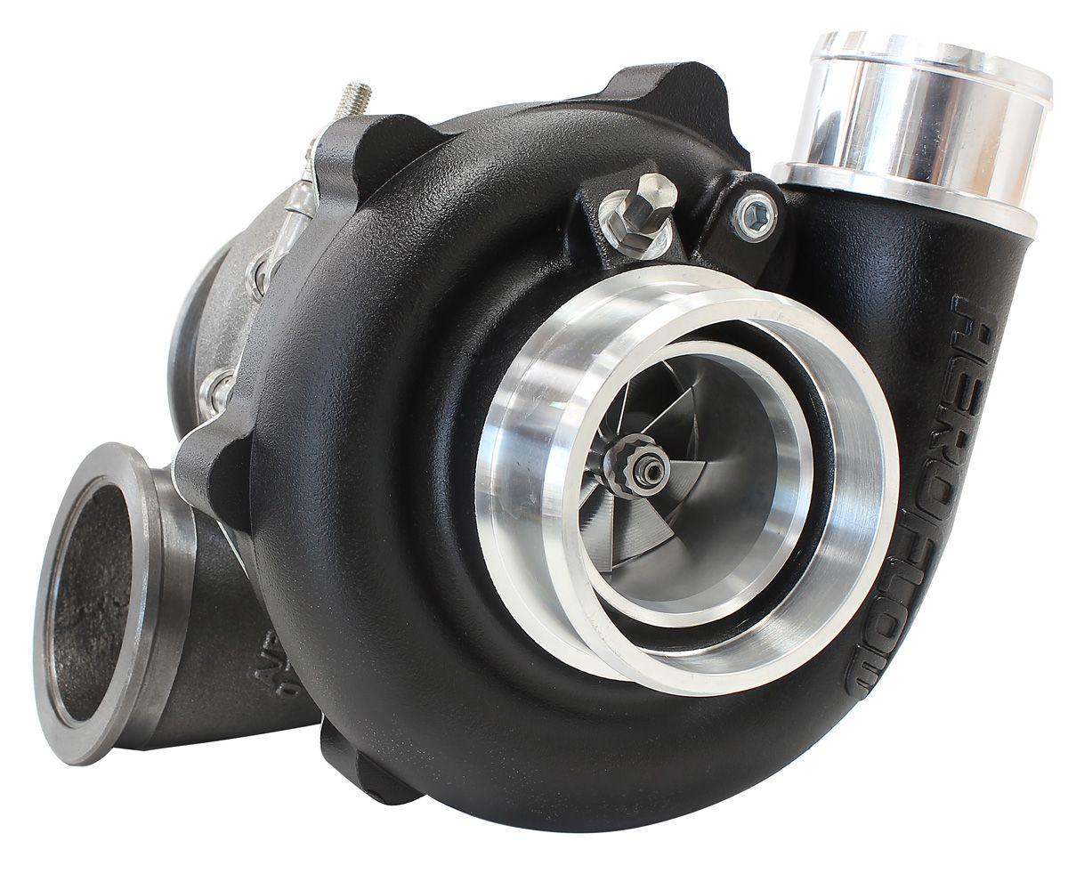 Aeroflow BOOSTED 4849 .72 Reverse Rotation Turbocharger 550HP, Hi Temp Black Finish AF800