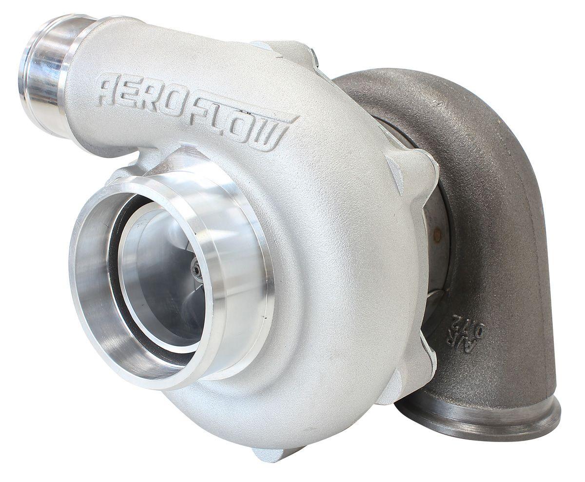 Aeroflow BOOSTED 4849 .72 Reverse Rotation Turbocharger 550HP, Natural Cast Finish AF8005