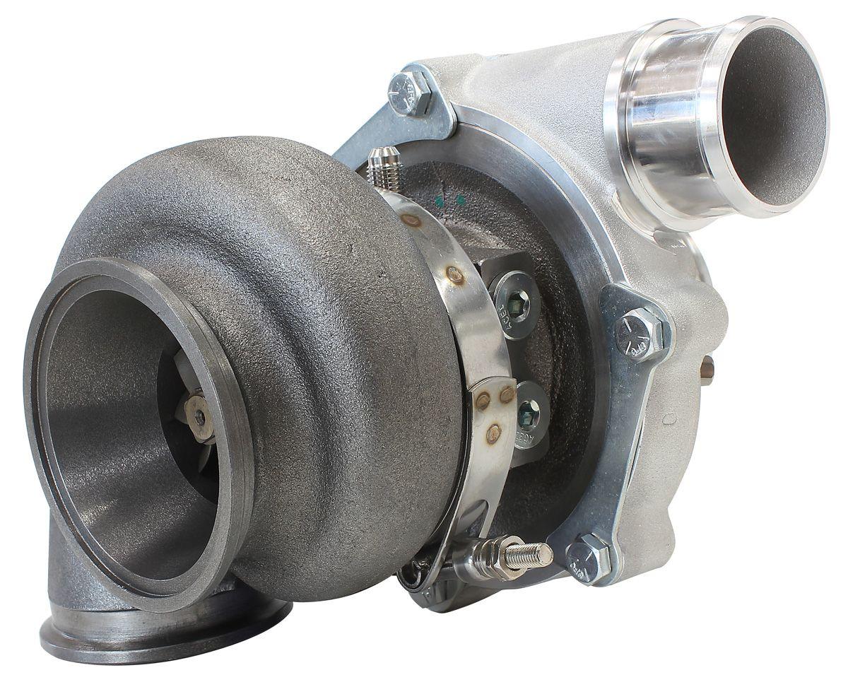 Aeroflow BOOSTED 4849 .72 Reverse Rotation Turbocharger 550HP, Natural Cast Finish AF8005