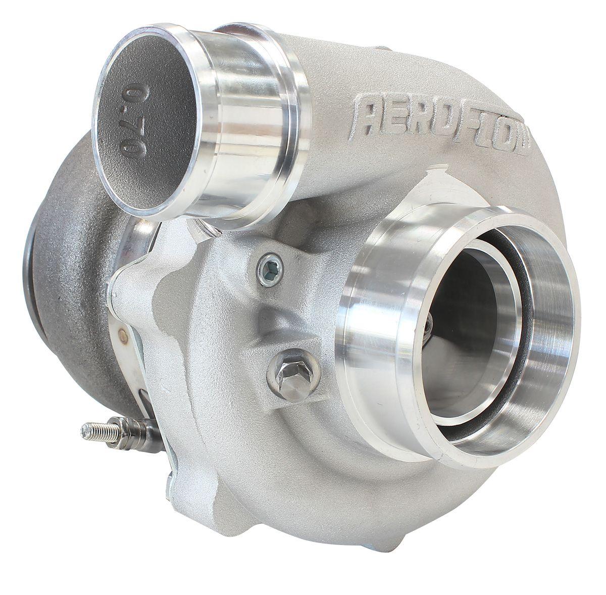 Aeroflow BOOSTED 4849 .72 Reverse Rotation Turbocharger 550HP, Natural Cast Finish AF8005