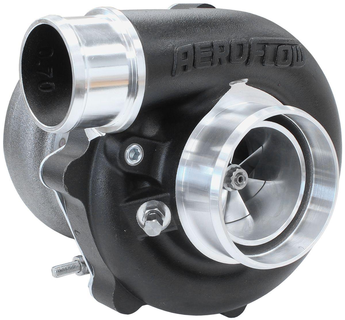 Aeroflow BOOSTED 5449 .72 Reverse Rotation Turbocharger 660HP, Hi Temp Black Finish AF800