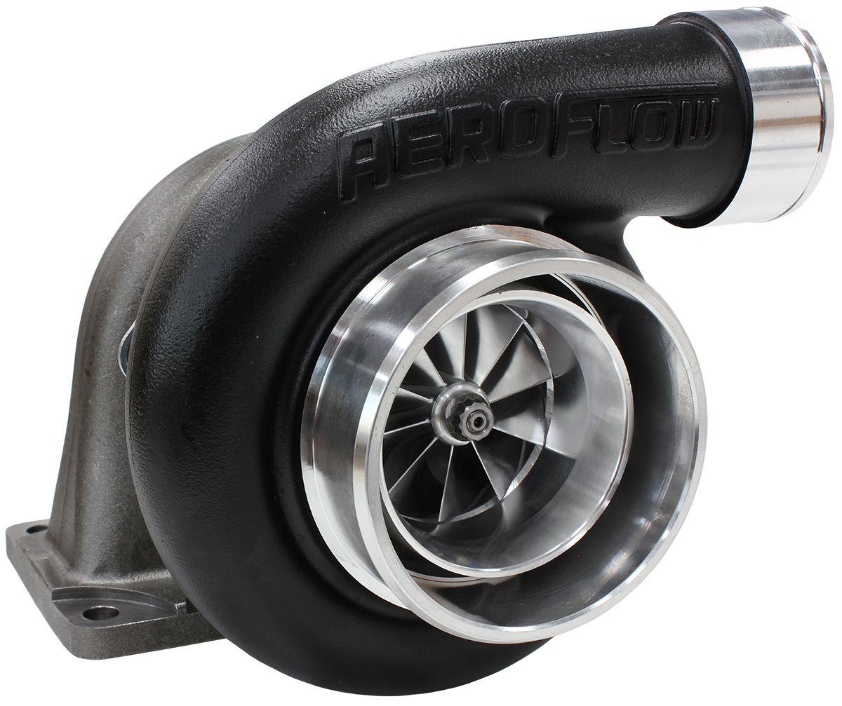 Aeroflow BOOSTED 6662 .63 Turbocharger 900HP, Hi Temp Black Finish AF8005-3015BLK