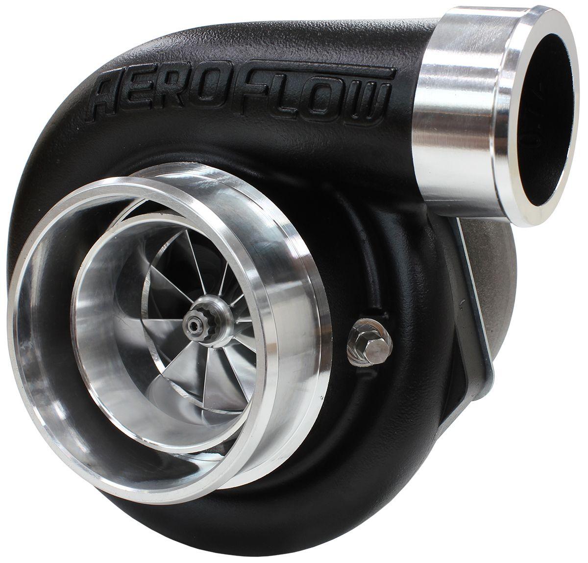 Aeroflow BOOSTED 6662 .63 Turbocharger 900HP, Hi Temp Black Finish AF8005-3015BLK