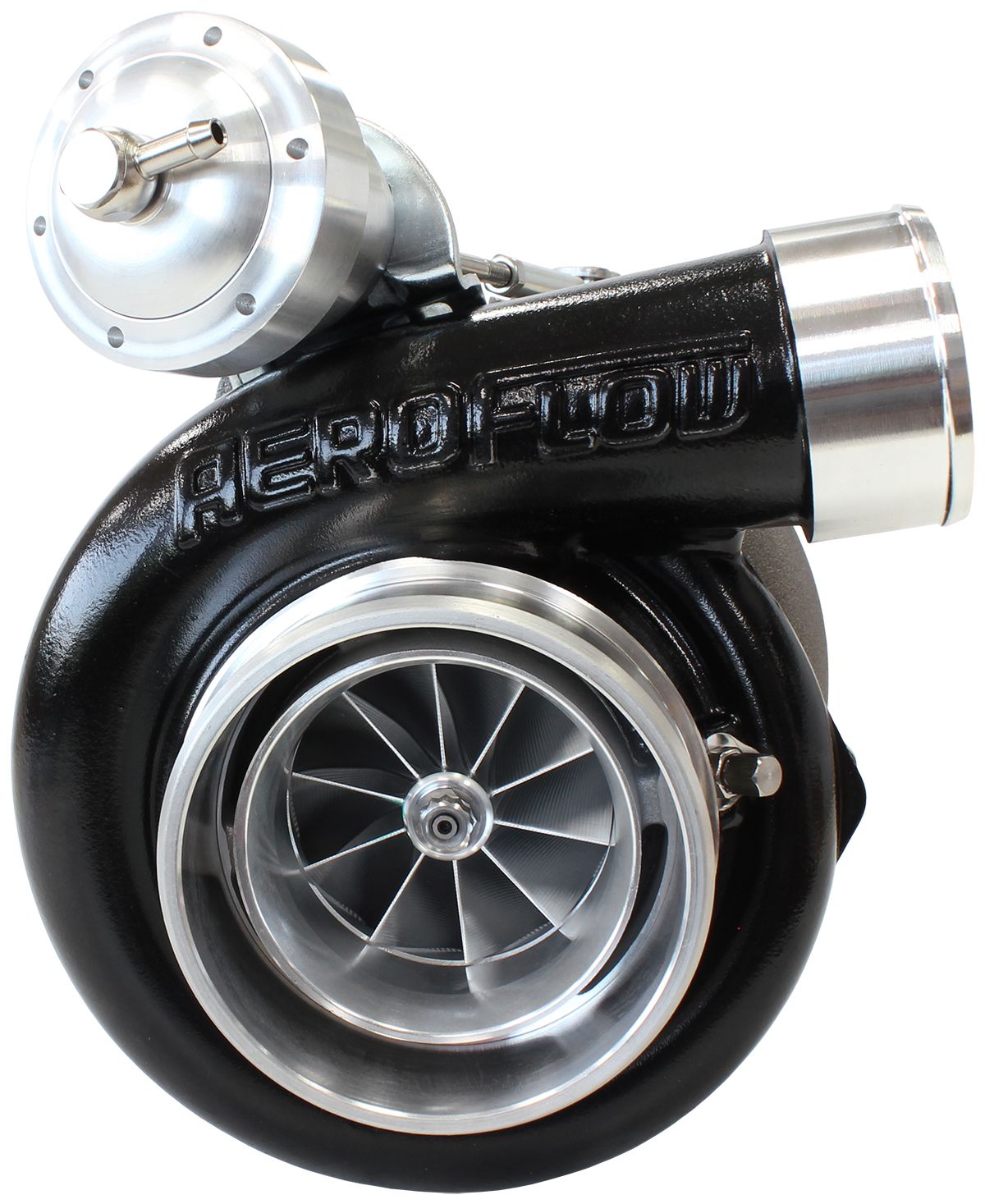 Aeroflow BOOSTED 6762 XR6 1.06 Turbocharger 1000HP, Hi Temp Black Finish AF8005-3019BLK