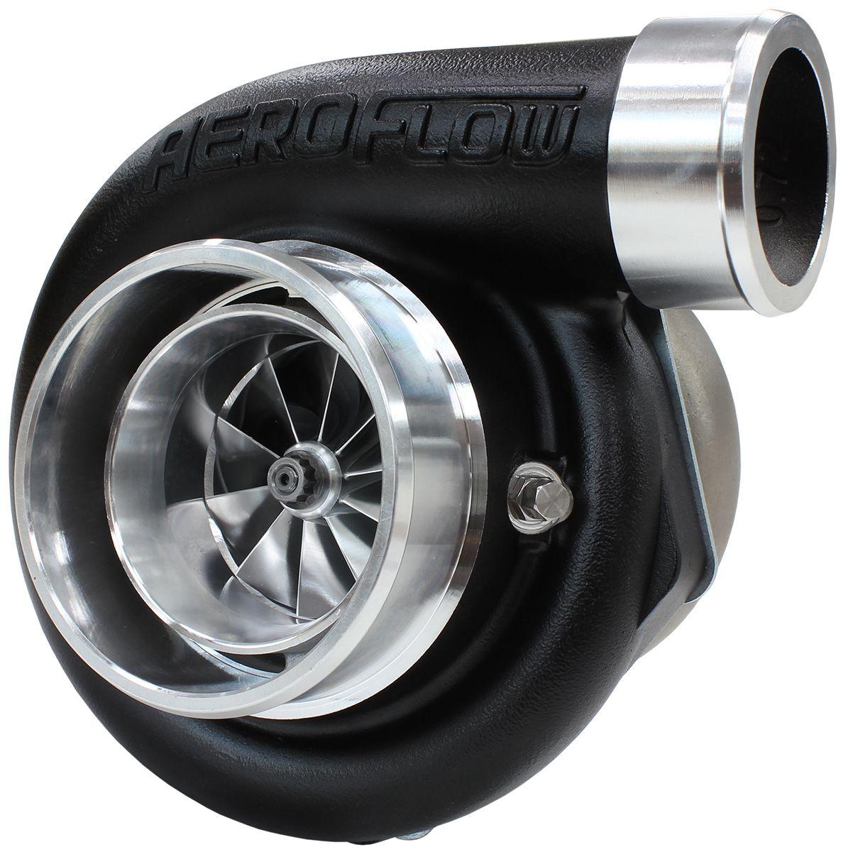 Aeroflow BOOSTED 6662 V-Band .82 Turbocharger 900HP, Hi Temp Black Finish AF8005-3020BLK