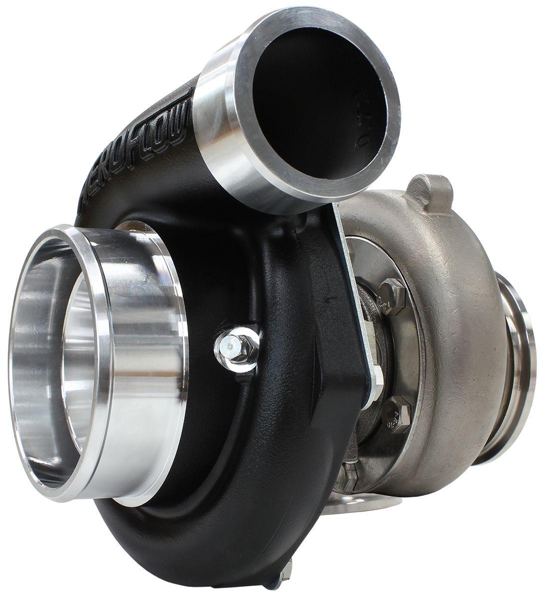 Aeroflow BOOSTED 6662 V-Band .82 Turbocharger 900HP, Hi Temp Black Finish AF8005-3020BLK