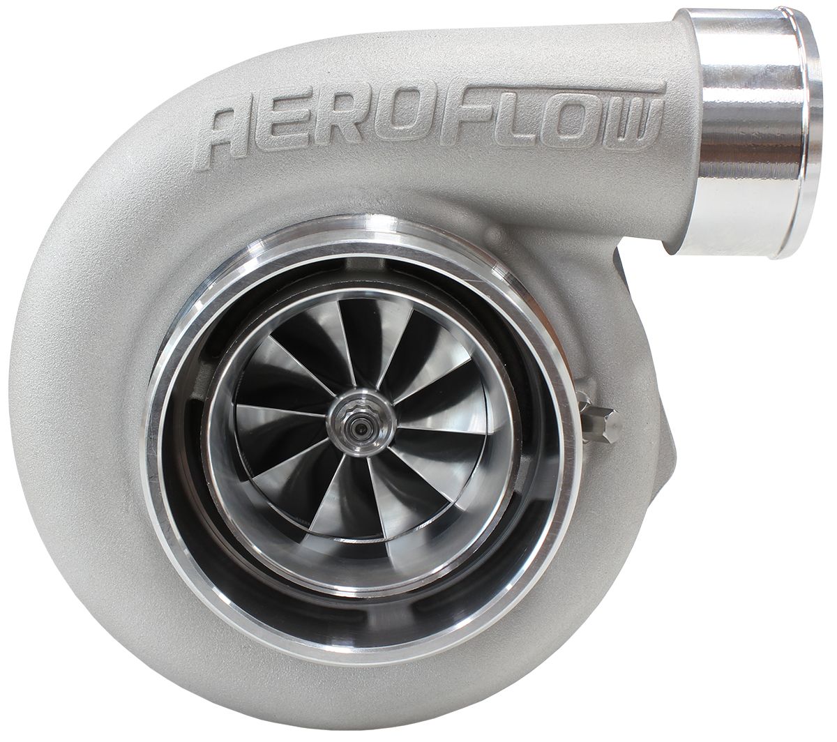 Aeroflow BOOSTED 6662 V-Band .82 Turbocharger 900HP, Natural Cast Finish AF8005-3020