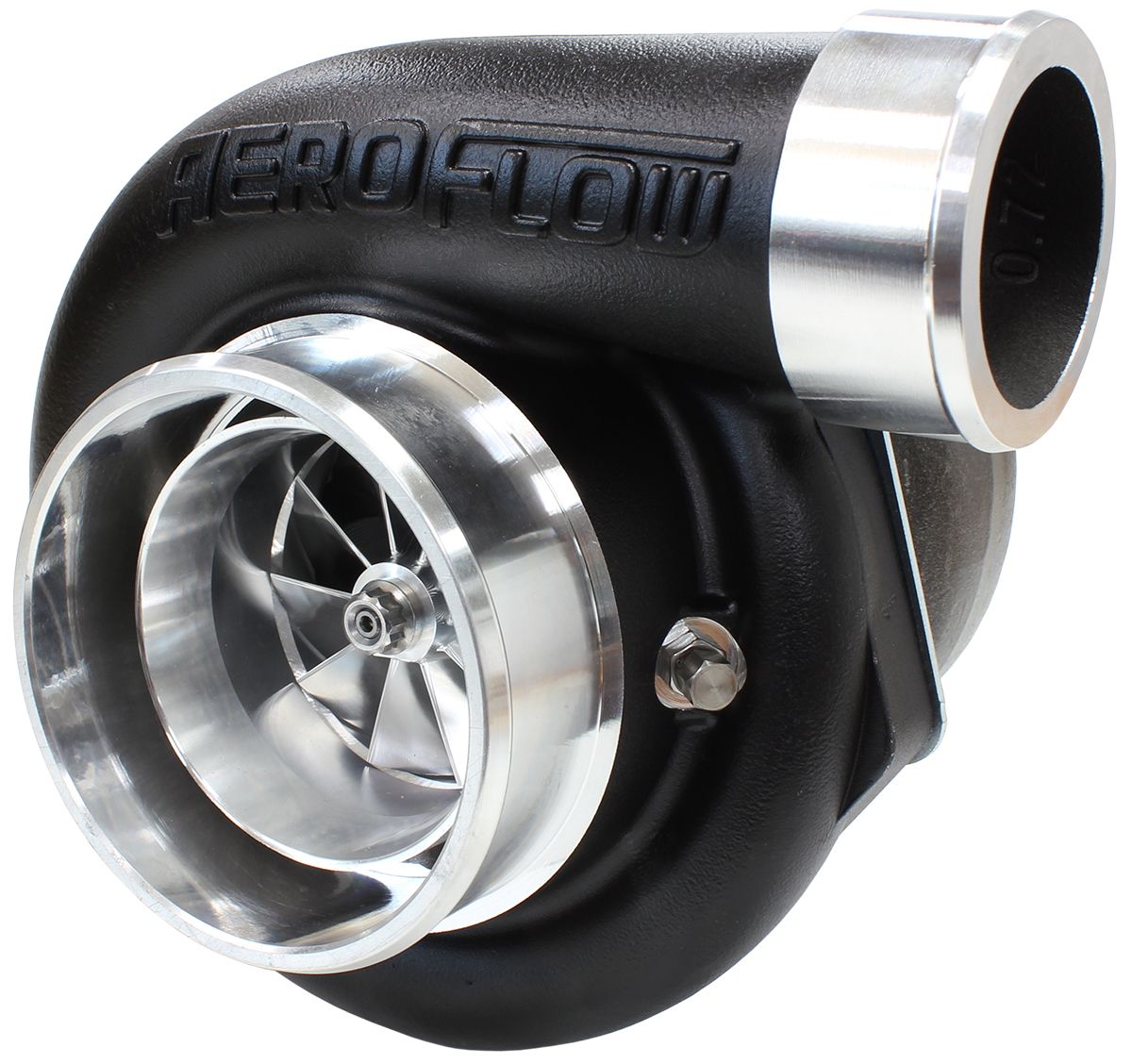 Aeroflow BOOSTED 6762 .82 Turbocharger 950HP, Hi Temp Black Finish AF8005-3021BLK