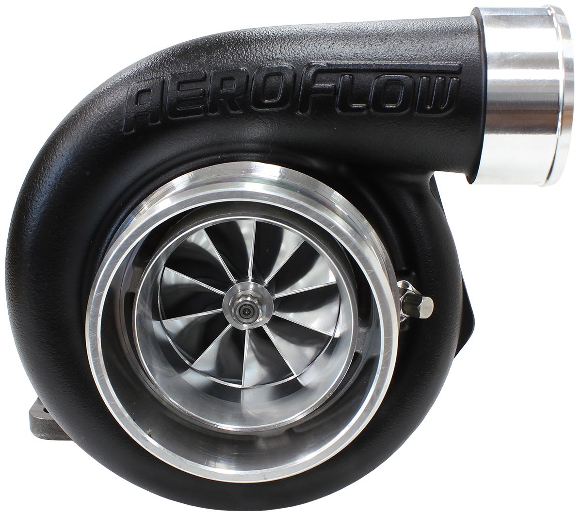 Aeroflow BOOSTED 6762 .82 Turbocharger 950HP, Hi Temp Black Finish AF8005-3021BLK