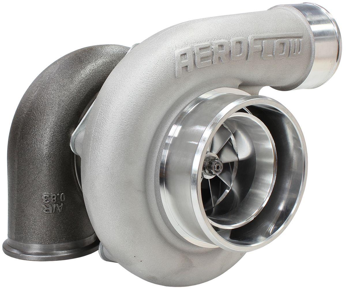 Aeroflow BOOSTED 6662 V-Band .83 Turbocharger 900HP, Natural Cast Finish AF8005-3022