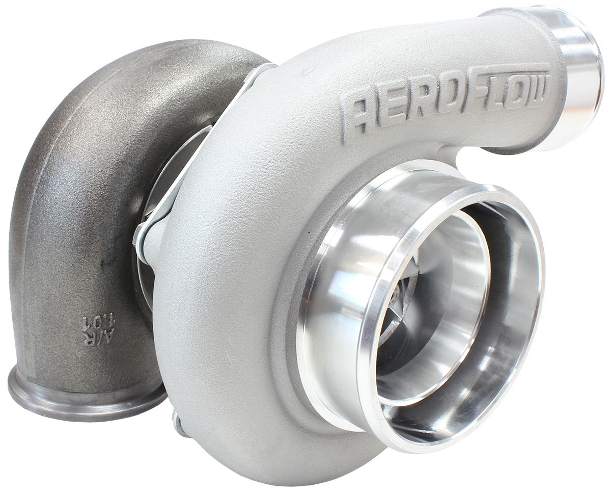 Aeroflow BOOSTED 6662 V-Band 1.01 Turbocharger 900HP, Natural Cast Finish AF8005-3023