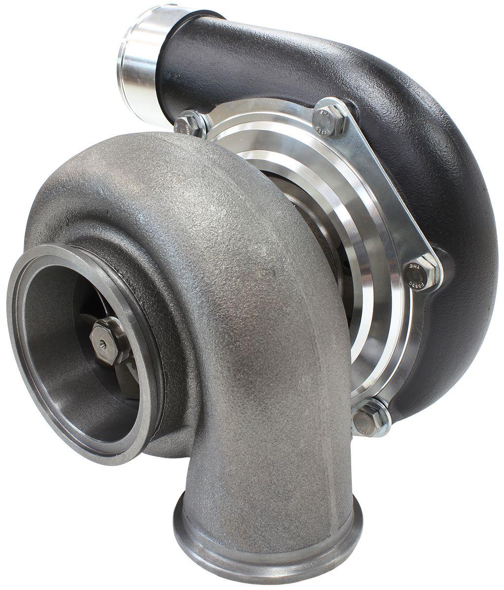 Aeroflow BOOSTED 6762 V-Band .83 Turbocharger 950HP, Hi Temp Black Finish AF8005-3025BLK