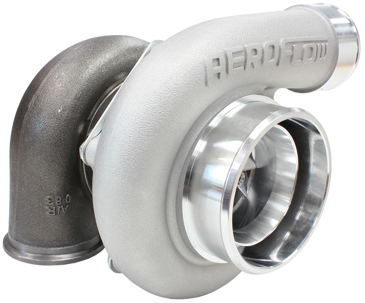 Aeroflow BOOSTED 6762 V-Band .83 Turbocharger 950HP, Natural Cast Finish AF8005-3025