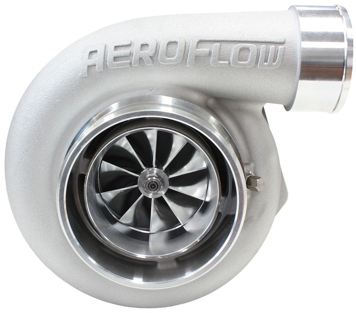 Aeroflow BOOSTED 6762 V-Band 1.01 Turbocharger 950HP, Natural Cast Finish AF8005-3026